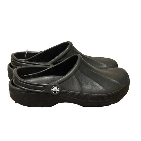 Crocs Endeavor Black Slip on Clogs Unisex Size 9 Mens 11 Womens New - Picture 2 of 11
